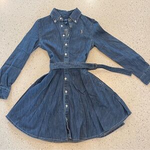 Ralph Lauren Blue Denim Kids Dress